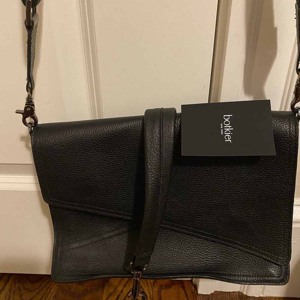 Botkier Crosstown Medium Leather Hobo Bag